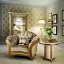 Melodia armchair with lamp end table